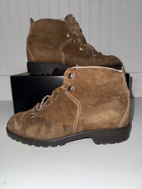 RAICHLE of Switzerland Mountain Suede Hiker Boots - Brown - 6.5M | 6548 | 51